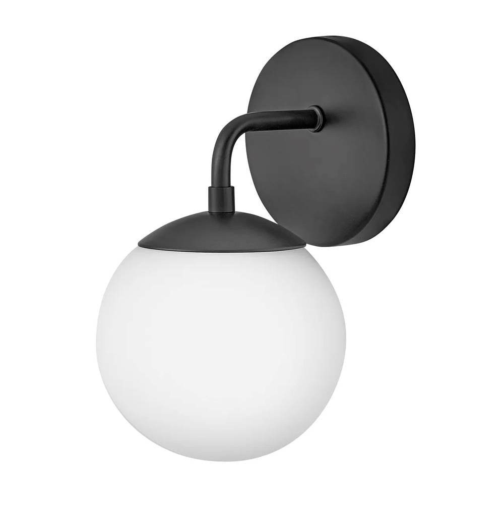 Lark 85000BK Black Single Light Vanity Image 1