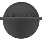 Lark 85002BK Black Two Light Vanity Image 5