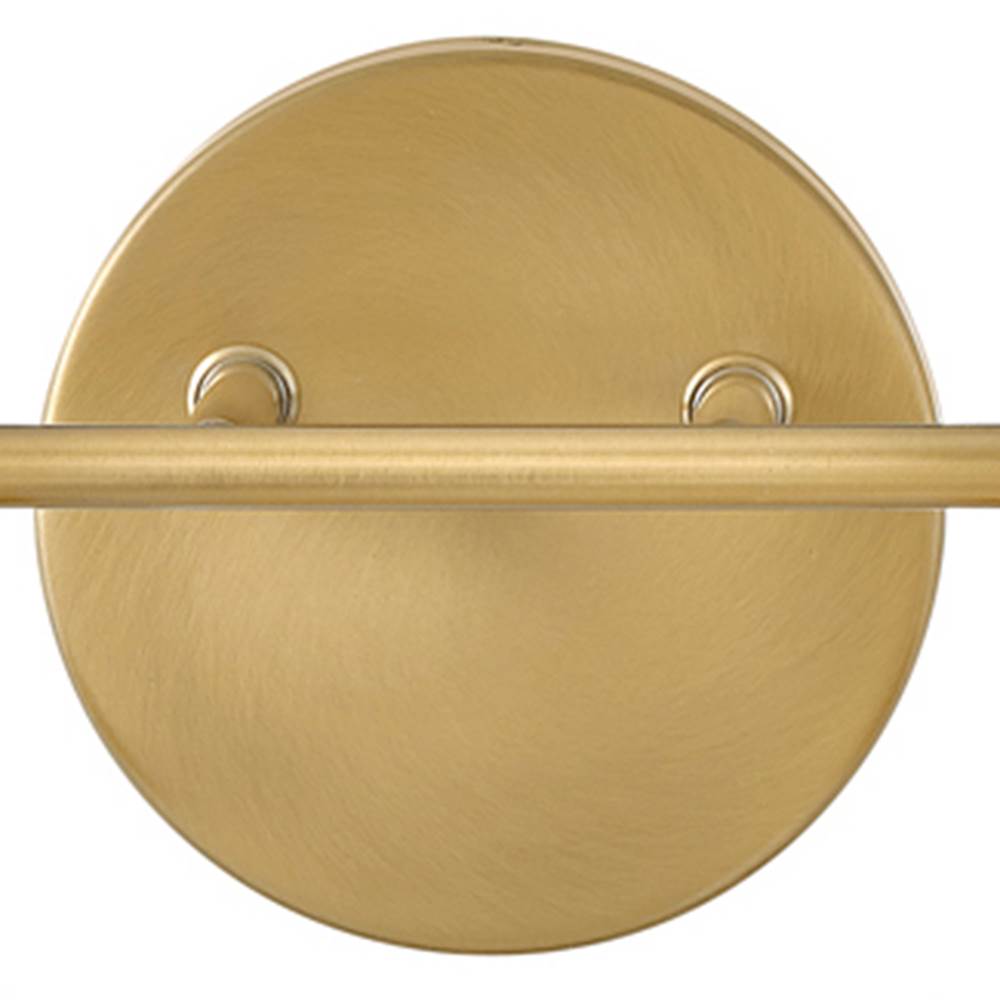 Lark 85002LCB Lacquered Brass Two Light Vanity Image 5
