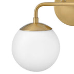 Lark 85002LCB Lacquered Brass Two Light Vanity Image 4