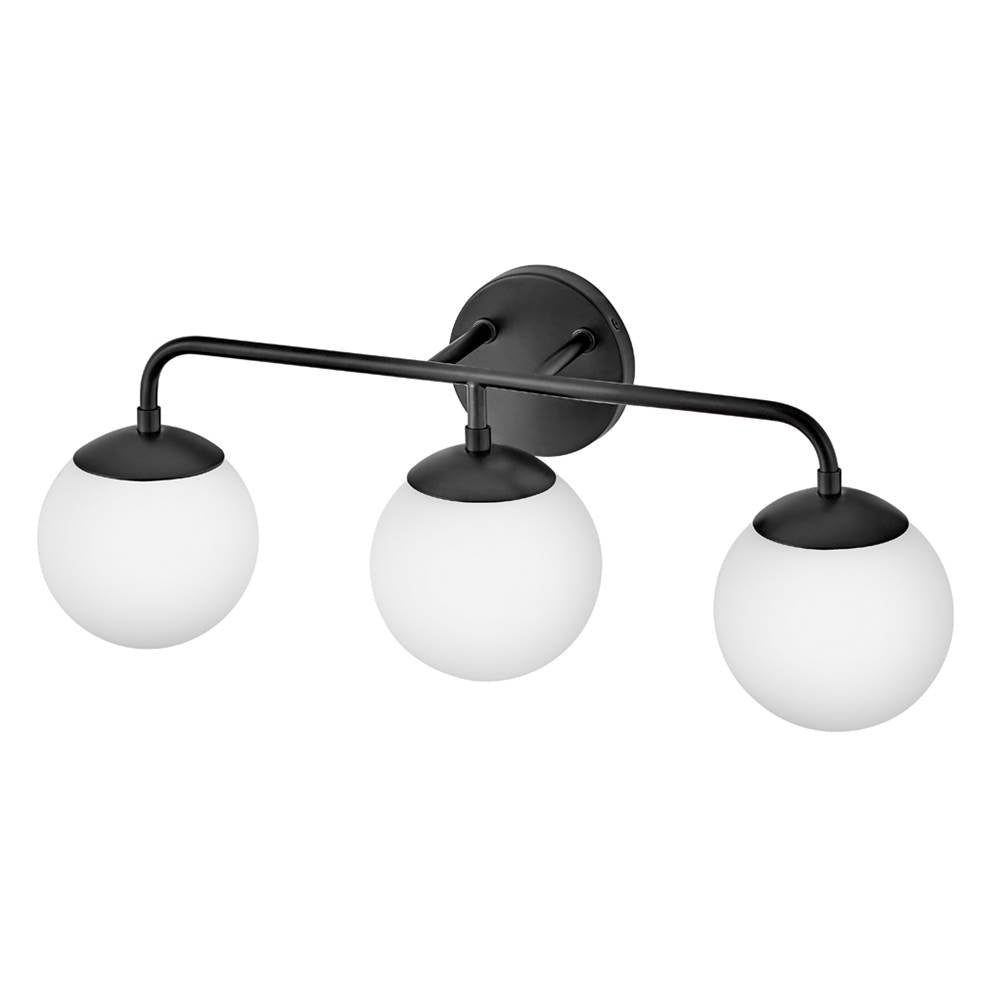 Lark 85003BK Black Three Light Vanity Image 7