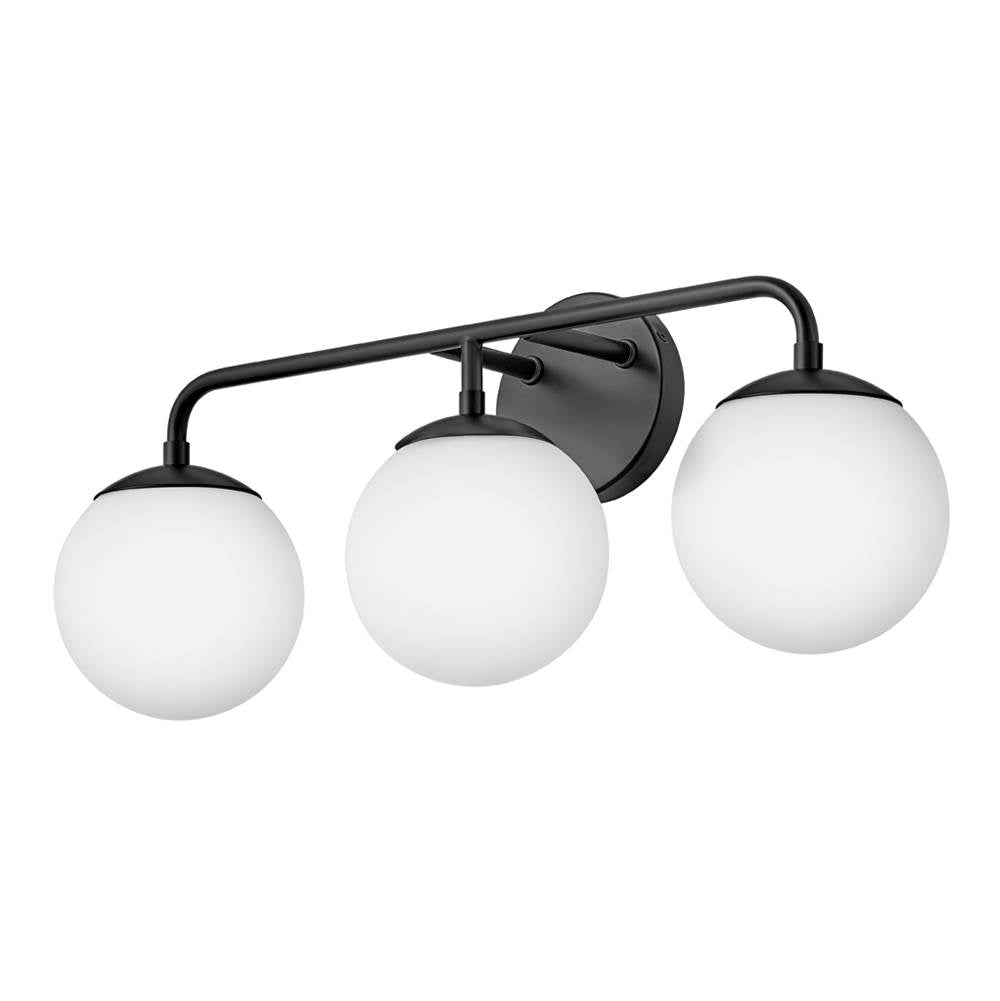 Lark 85003BK Black Three Light Vanity Image 6