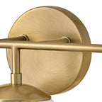 Lark 85003LCB Lacquered Brass Three Light Vanity Image 5