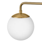 Lark 85003LCB Lacquered Brass Three Light Vanity Image 4