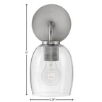 Lark 85010AN Antique Nickel Single Light Vanity Image 2