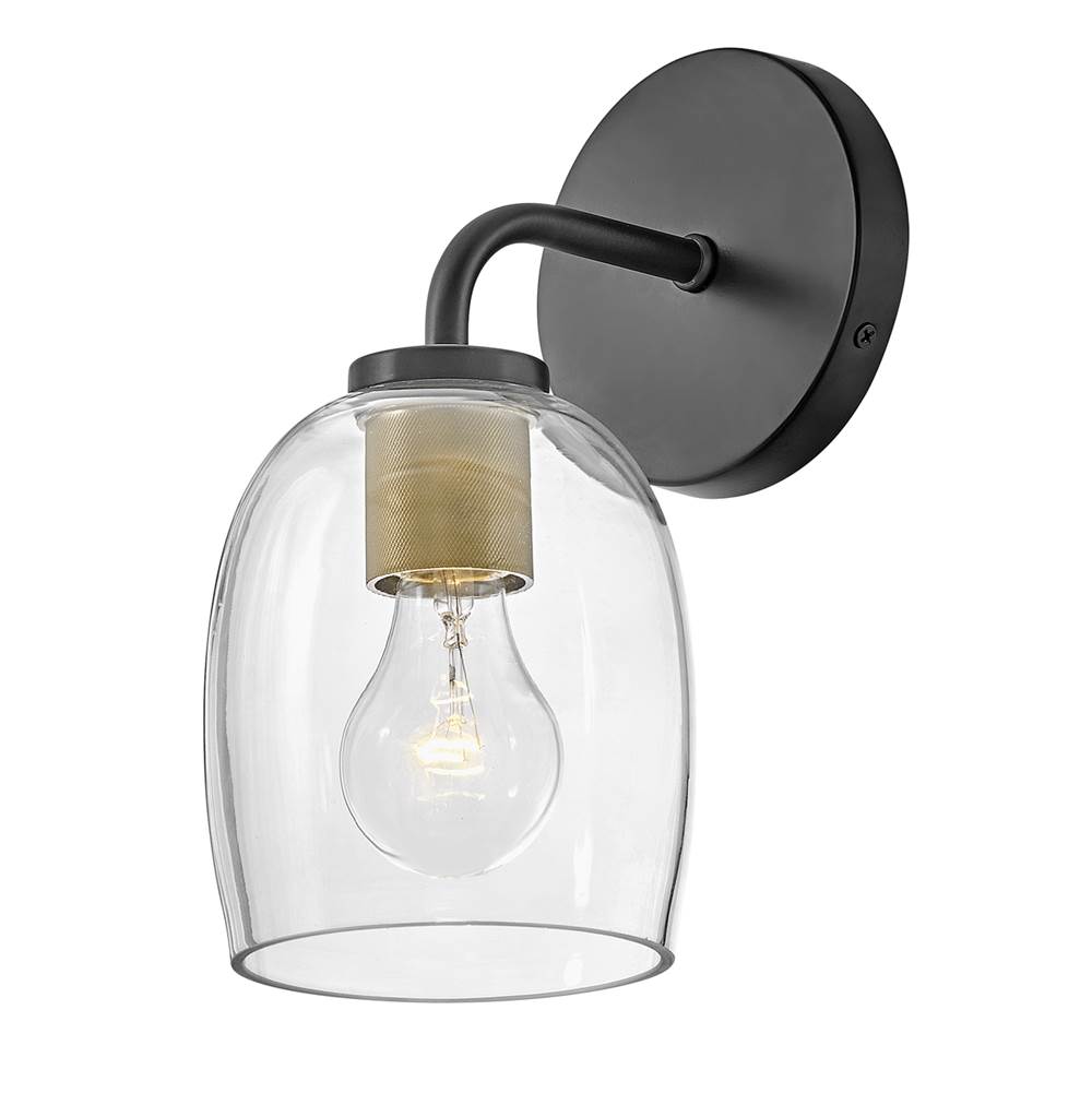 Lark 85010BK Black Single Light Vanity Image 6