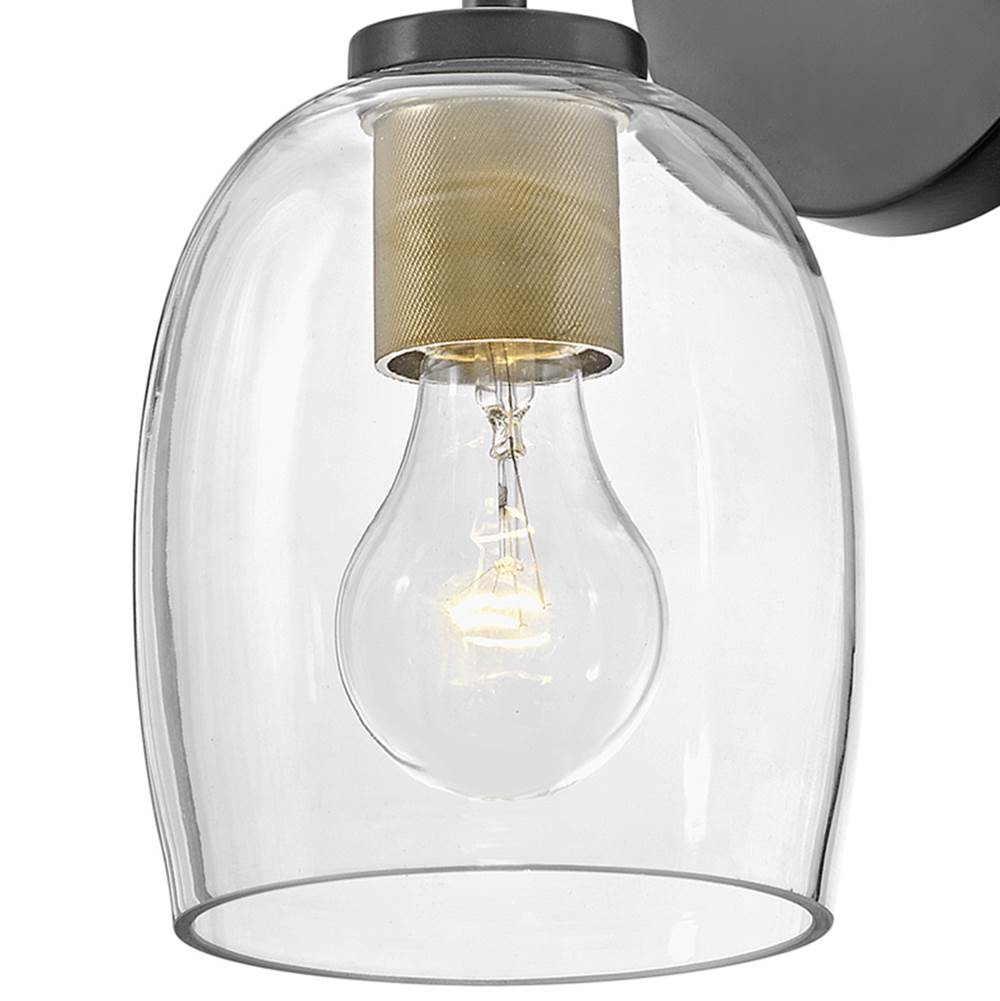Lark 85010BK Black Single Light Vanity Image 4