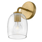 Lark 85010LCB Lacquered Brass Single Light Vanity Image 5