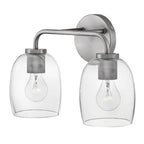 Lark 85012AN Antique Nickel Two Light Vanity Image 7