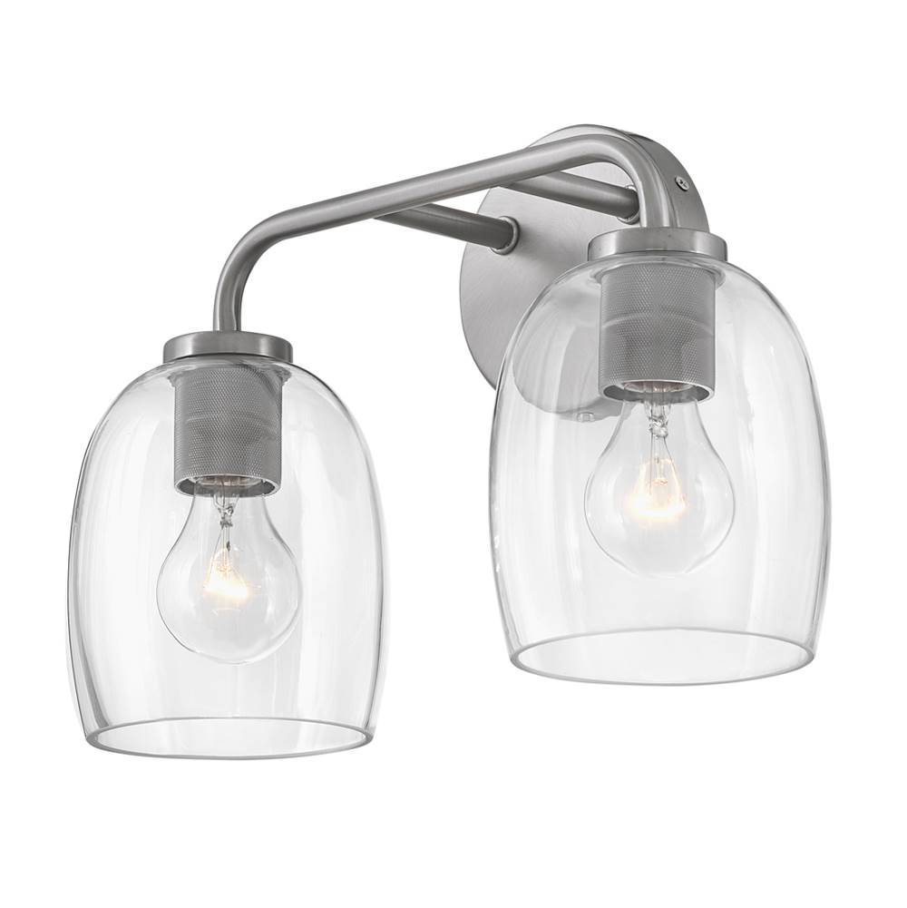 Lark 85012AN Antique Nickel Two Light Vanity Image 6