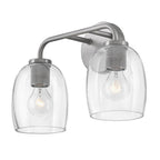 Lark 85012AN Antique Nickel Two Light Vanity Image 6
