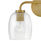 Lark 85012LCB Lacquered Brass Two Light Vanity Image 4