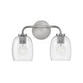 Lark 85012AN Antique Nickel Two Light Vanity Image 1