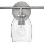 Lark 85013AN Antique Nickel Three Light Vanity Image 5