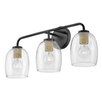 Lark 85013BK Black Three Light Vanity Image 8