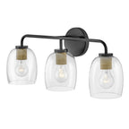 Lark 85013BK Black Three Light Vanity Image 7