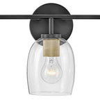 Lark 85013BK Black Three Light Vanity Image 6