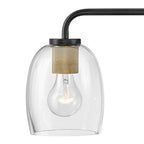 Lark 85013BK Black Three Light Vanity Image 5