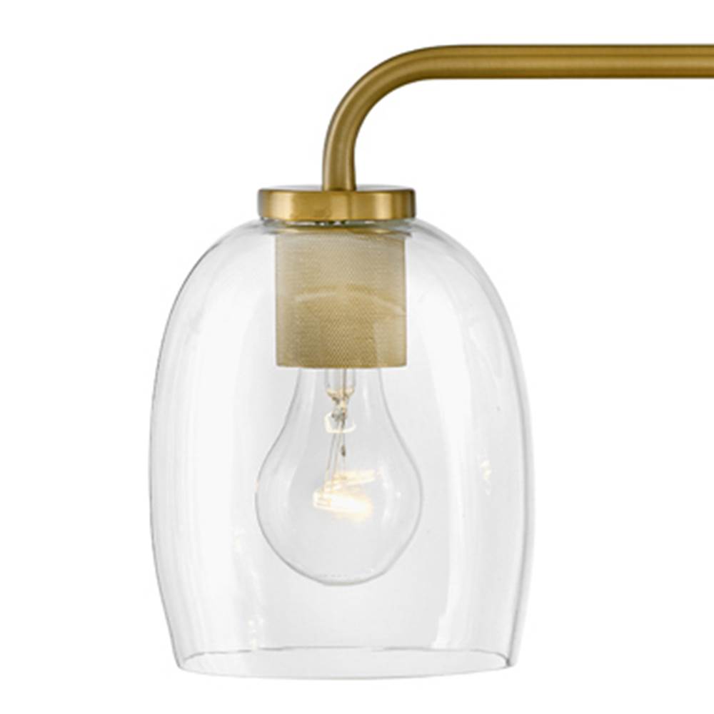 Lark 85013LCB Lacquered Brass Three Light Vanity Image 4