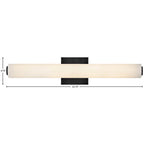 Lark 85242BK Black Medium Led Vanity Image 3