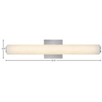 Lark 85242CM Chrome Medium Led Vanity Image 3