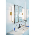 Lark 85242LCB Lacquered Brass Medium Led Vanity Image 9