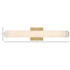 Lark 85242LCB Lacquered Brass Medium Led Vanity Image 3