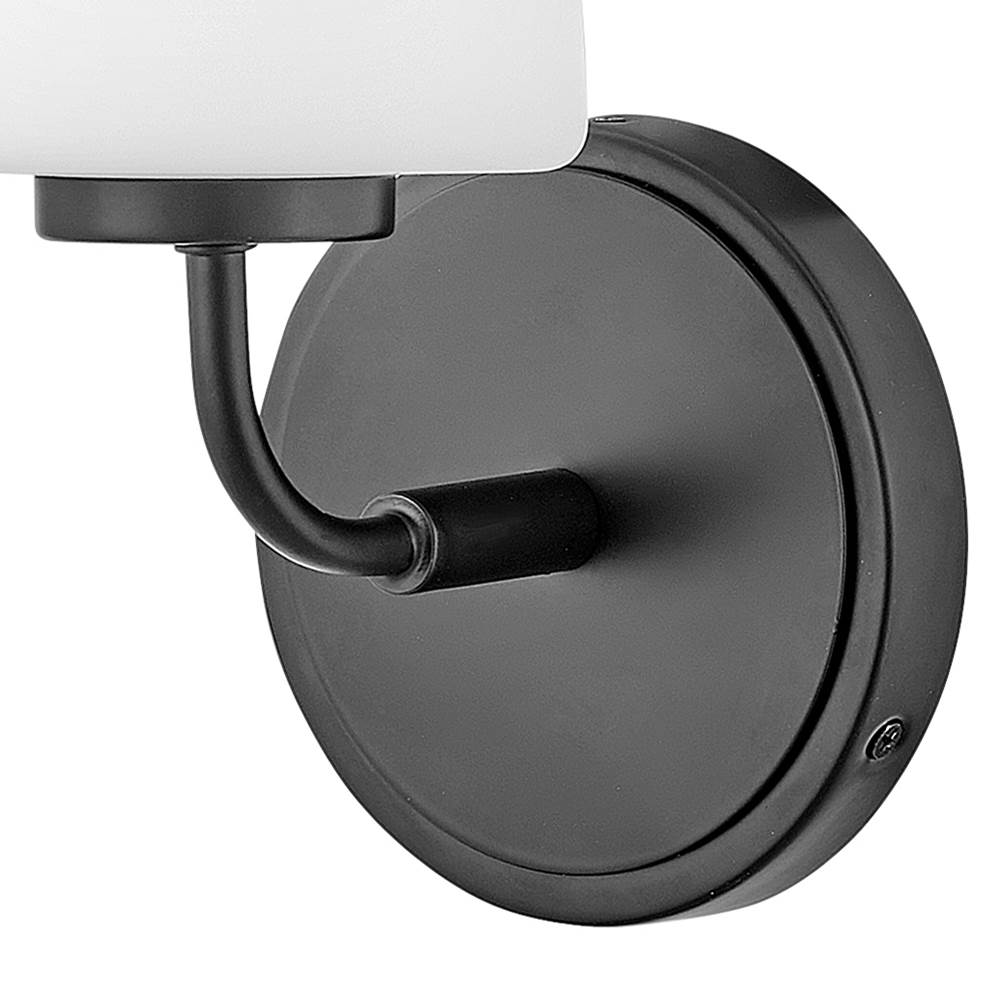 Lark 853450BK Black Single Light Vanity Image 3