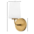 Lark 853450HB Heritage Brass Single Light Vanity Image 2