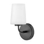 Lark 853450BK Black Single Light Vanity Image 1