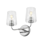 Lark 853452CM-CL Chrome Small Two Light Vanity Image 3