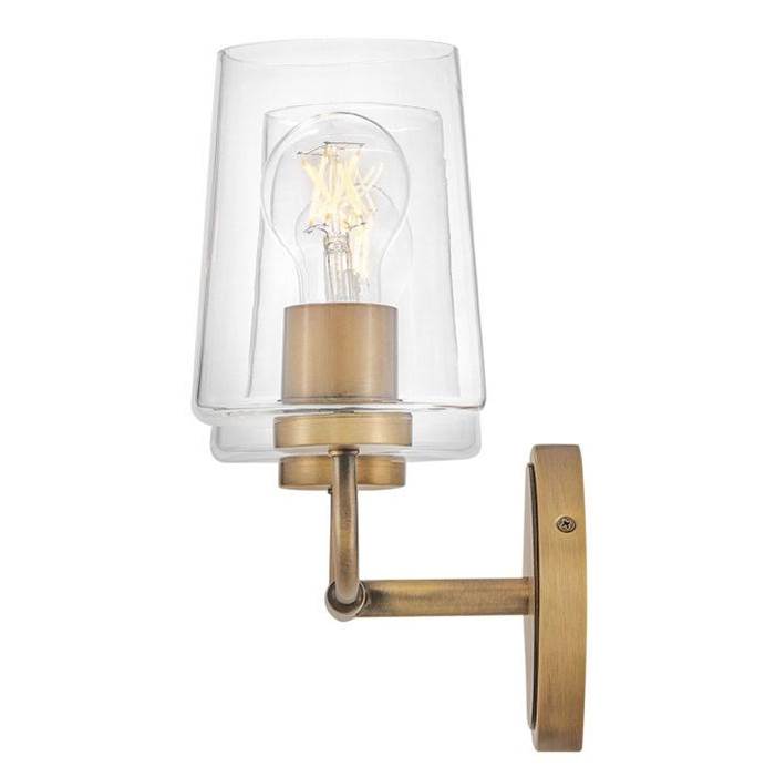 Lark 853452HB-CL Heritage Brass Small Two Light Vanity Image 2