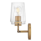 Lark 853452HB-CL Heritage Brass Small Two Light Vanity Image 2