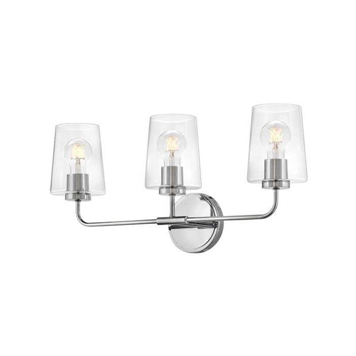 Lark 853453CM-CL Chrome Medium Three Light Vanity Image 4