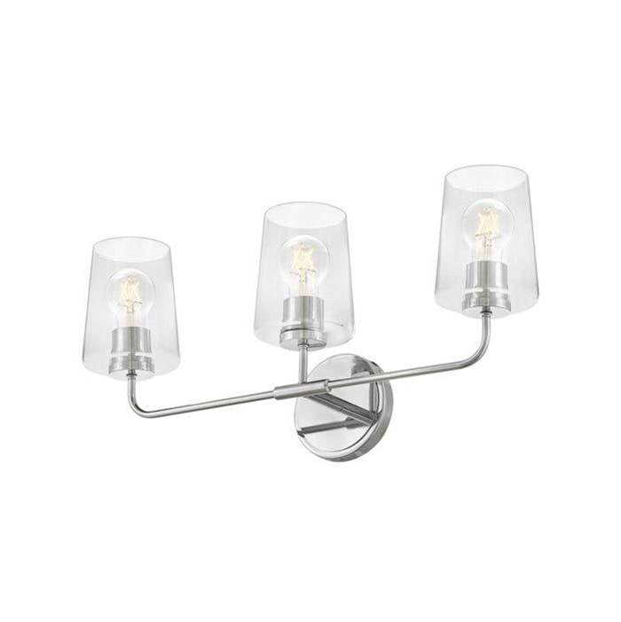Lark 853453CM-CL Chrome Medium Three Light Vanity Image 3