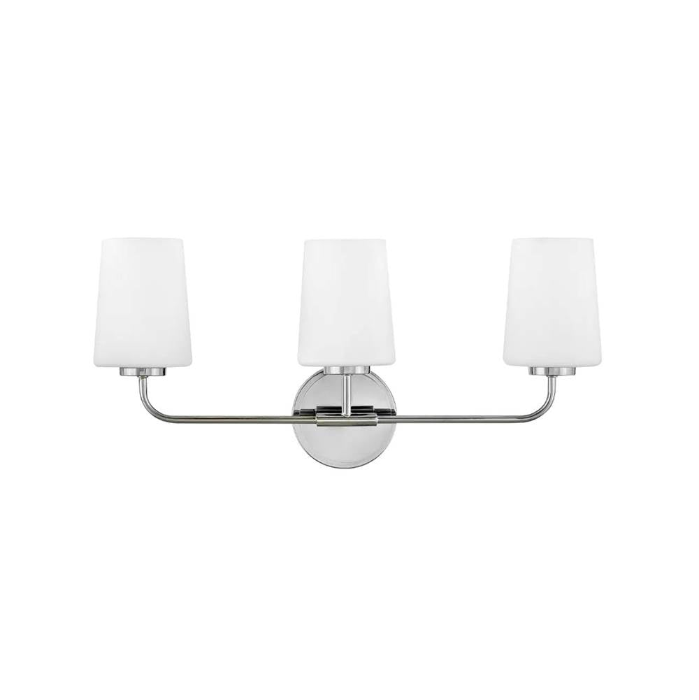 Lark 853453CM Chrome Three Light Vanity Image 1