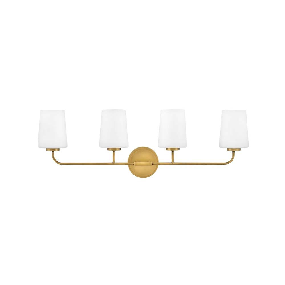 Lark 853454HB Heritage Brass Four Light Vanity Image 1