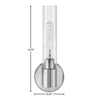 Lark 85400CM Chrome Single Light Vanity Image 4