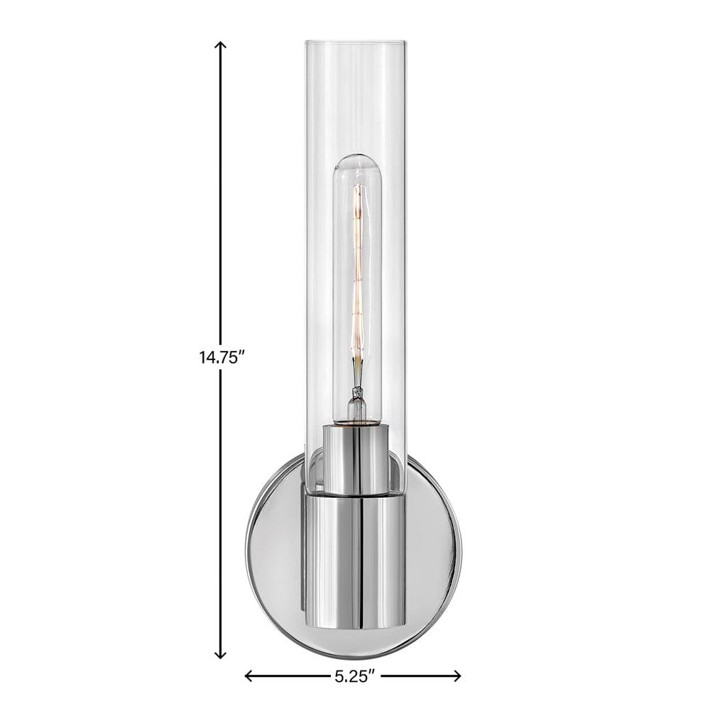 Lark 85400CM Chrome Single Light Vanity Image 4