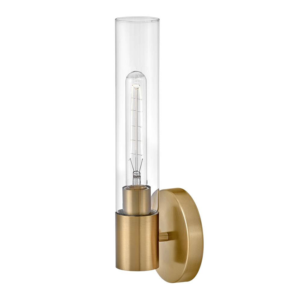 Lark 85400LCB Lacquered Brass Single Light Vanity Image 8