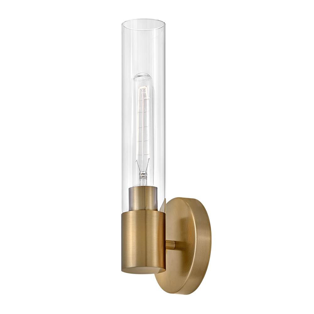 Lark 85400LCB Lacquered Brass Single Light Vanity Image 7