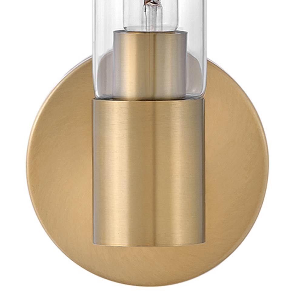 Lark 85400LCB Lacquered Brass Single Light Vanity Image 5