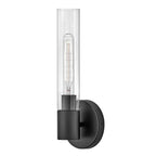 Lark 85400BK Black Single Light Vanity Image 1