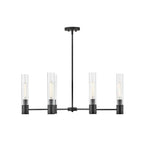 Lark 85406BK Black Small Linear Chandelier Image 3