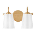 Lark Honey Small Two Light Vanity