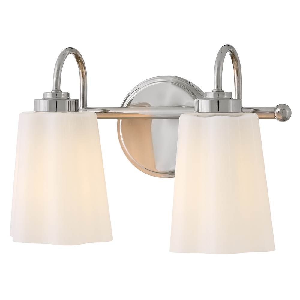 Lark 85412PN Polished Nickel Small Two Light Vanity Image 3