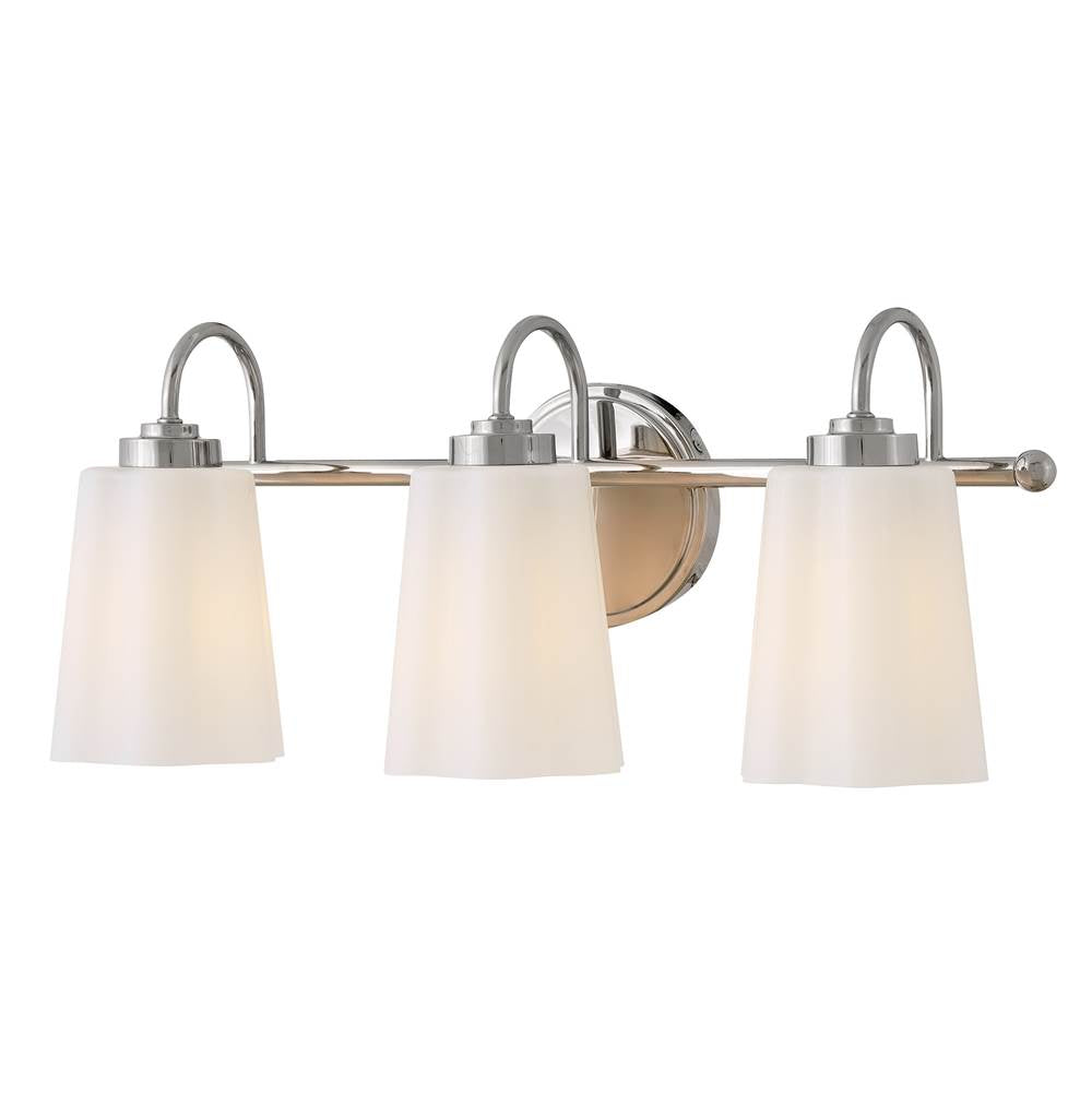 Lark 85413PN Polished Nickel Medium Three Light Vanity Image 3