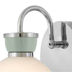 Lark 85590CM-SF Chrome Small Single Light Sconce Image 6