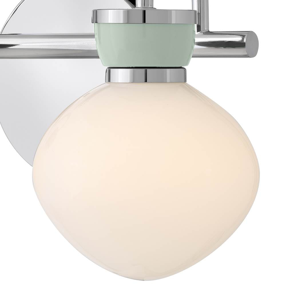 Lark 85592CM-SF Chrome Small Two Light Vanity Image 6