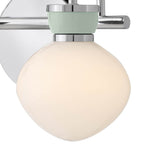 Lark 85592CM-SF Chrome Small Two Light Vanity Image 6